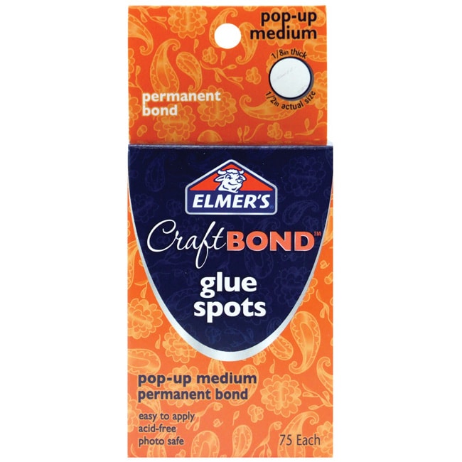 Elmer's Craft Bond Pop-Up Medium Glue Spots (Pack of 75) - Bed Bath &  Beyond - 6201133