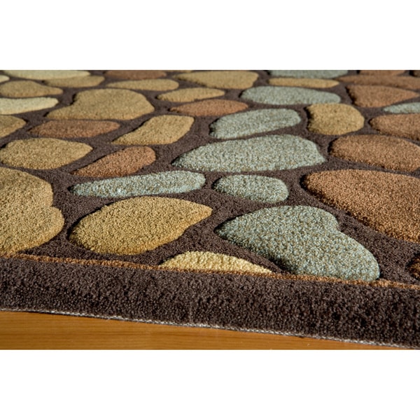 Momeni Bliss Multicolor Pebbles Hand-Tufted Rug - 8' x 10'