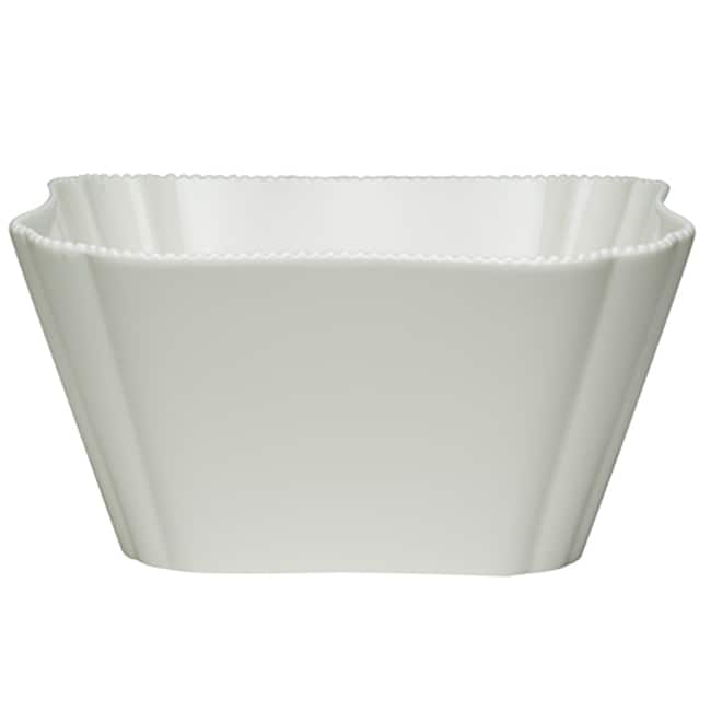 Red Vanilla Pinpoint White Fruit Bowl 6" 24oz (Set of 6 )