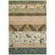 preview thumbnail 22 of 22, Nourison Contour Classic Damask with Scrolling leaves and Geometric Shapes Hand-tufted Area Rug 8' x 10'6" - Green - Rectangle