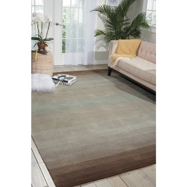 Nourison Hand-tufted Contours Natural Area Rug - 7'3 x 9'3