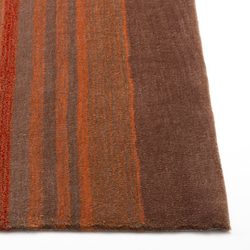 Nourison Contour Transitional Impressionist Horizontal Stripe Hand-tufted Area Rug