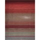 preview thumbnail 27 of 25, Nourison Contour Transitional Impressionist Horizontal Stripe Hand-tufted Area Rug 5' x 7'6" - Red - Rectangle