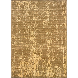 Cream/ Beige Abstract Area Rug (9'2 x 12'5) 7x9   10x14 Rugs