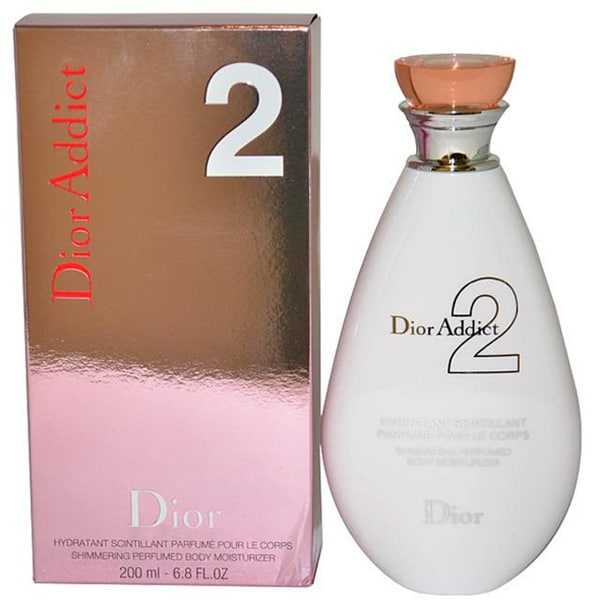 Dior Addict 2 Shimmering Perfumed Body Moisturizer 6.8ounce Free