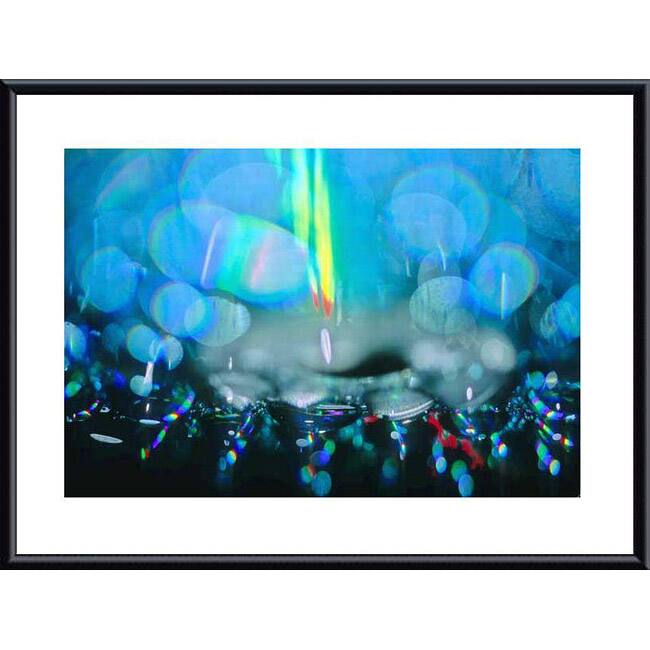 John K. Nakata 'Rain Abstract' Metal Framed Art Print