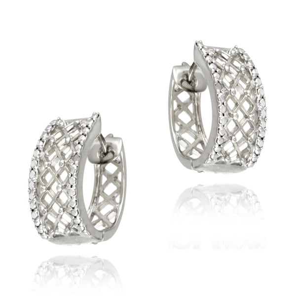 1 3//4/" Anti-Tarnish Diamond Cut Round Hoop Earrings Real 925 Sterling Silver