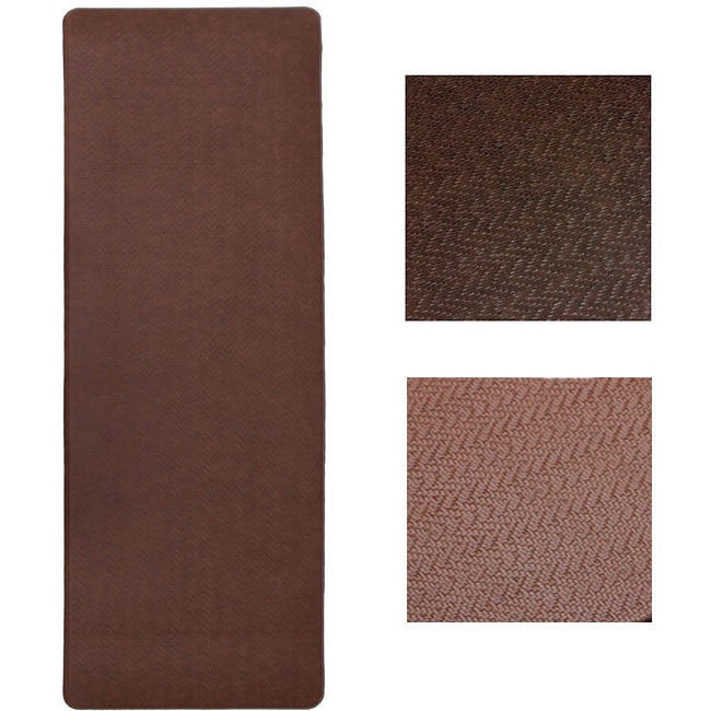 Imprint Nantucket Anti-fatigue Comfort Runner Mat (2'2 x 6') Cinammon -  Walmart.com