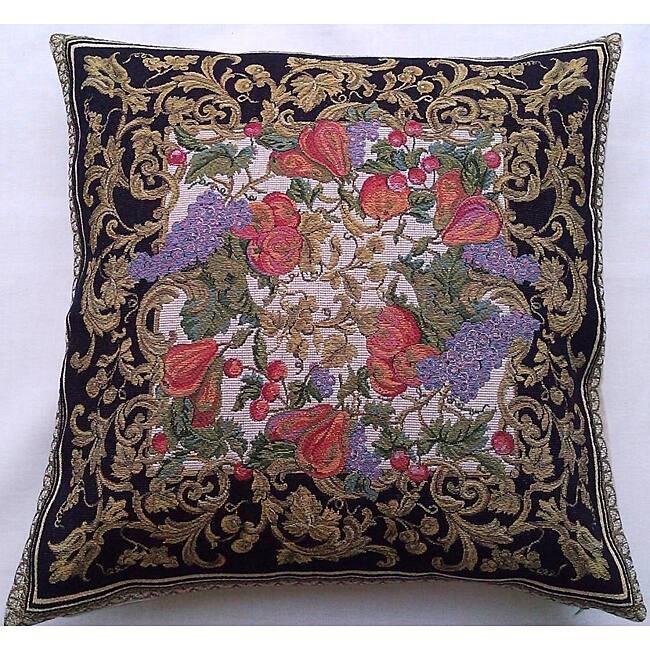 Corona Decor Italian-woven Harvest Decorative Pillow