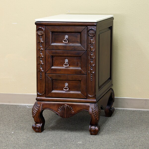 Ashby Marble Linen Cabinet