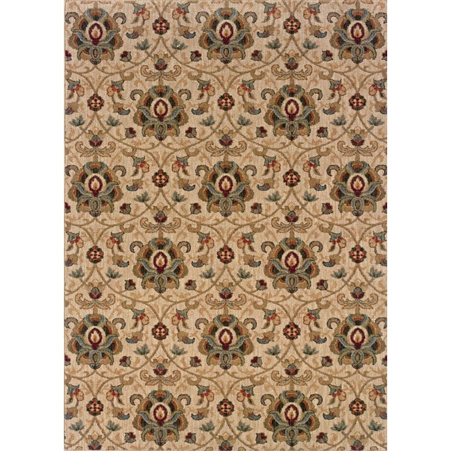 Berkley Beige/ Gold Traditional Area Rug (78 X 1010)