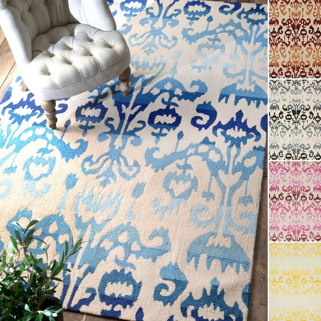 Nuloom Handmade Modern Ikat Area Rug