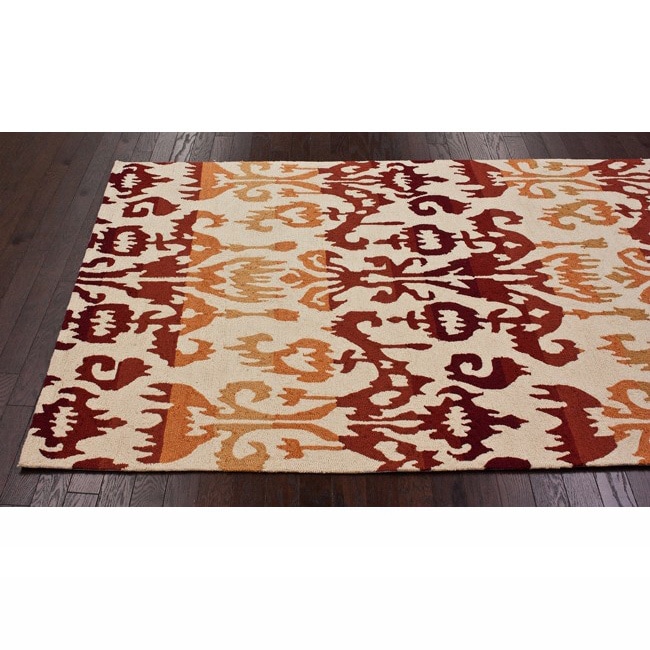 Nuloom Handmade Moden Ikat Rug (5 X 8)