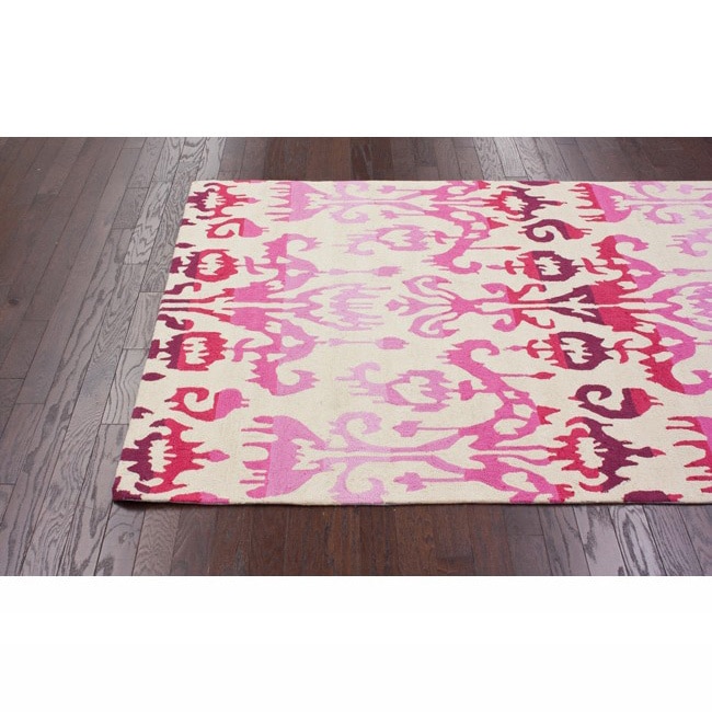 Nuloom Handmade Moden Ikat Rug (5 X 8)