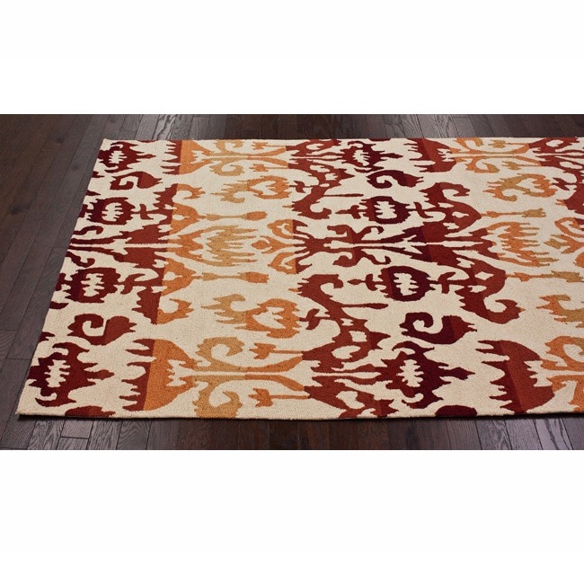 Nuloom Nuloom Handmade Moden Ikat Rug (76 X 96) Brown Size 76 x 96