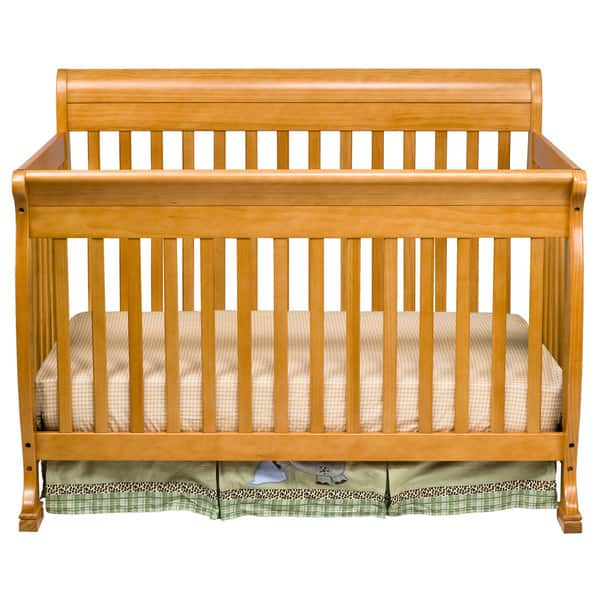 Shop Davinci Kalani 4 In 1 Crib With Toddler Rail In Honey Oak