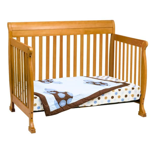 Shop Davinci Kalani 4 In 1 Crib With Toddler Rail In Honey Oak