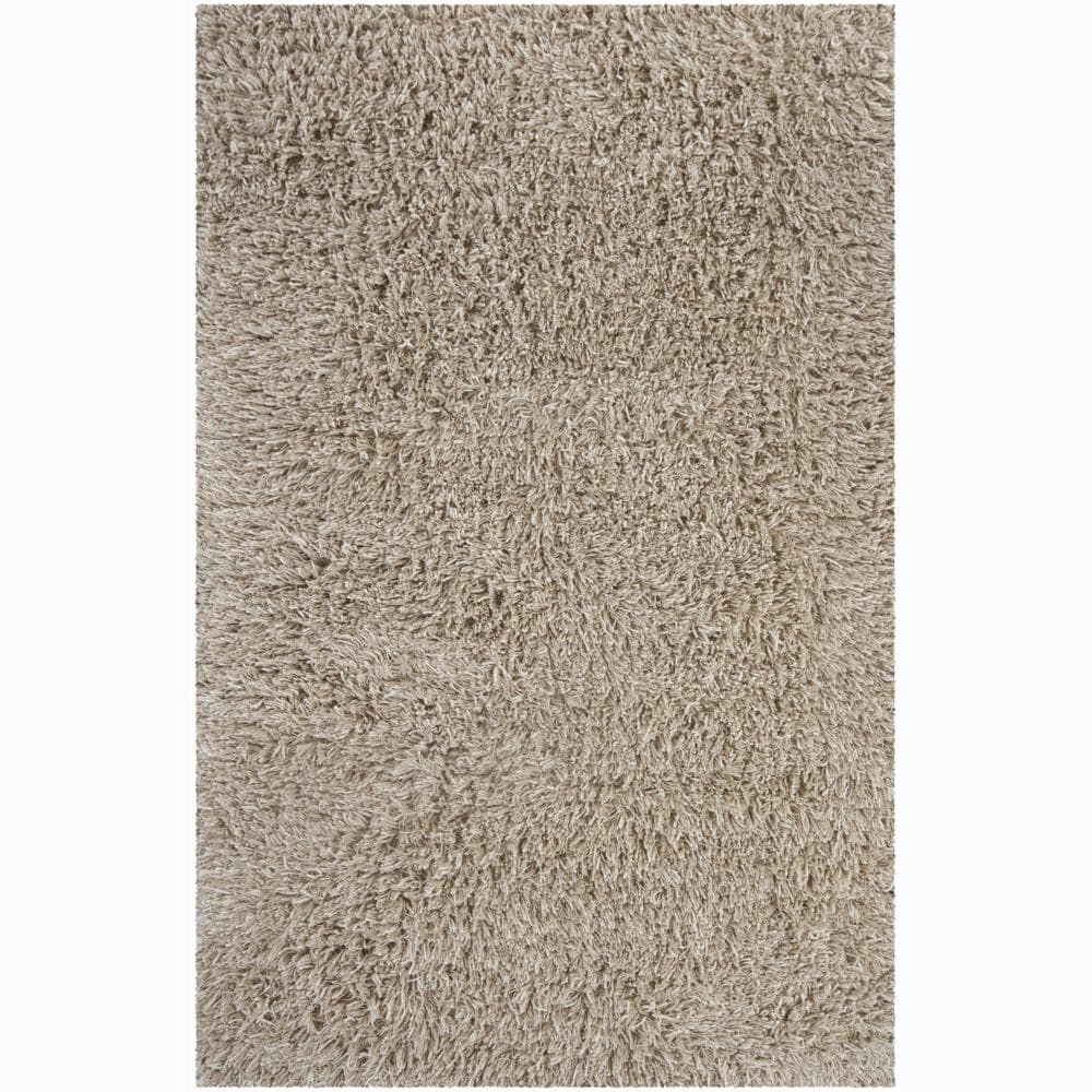 Handwoven 1.5 inch Mandara New Zealand Wool Shag Rug (79 Round)