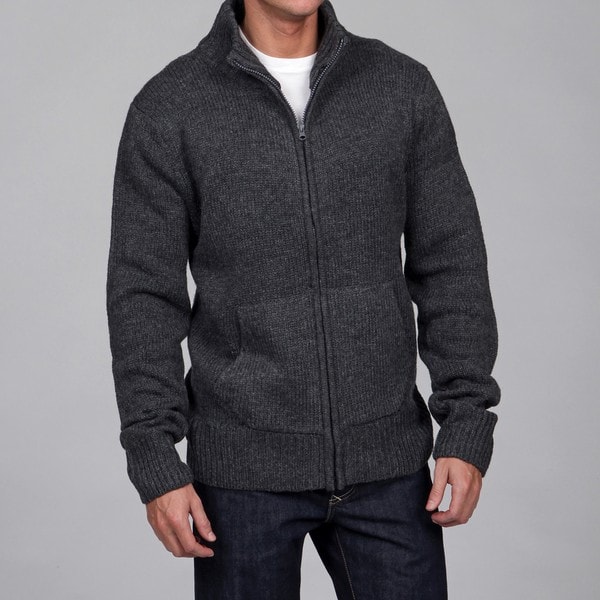 The Fresh Brand Men's Full Zip Wool/Cashmere Blend Sweater - 13858609 ...