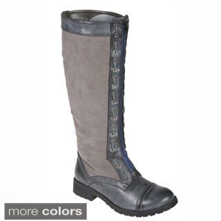 womens knee high leather motorcycle boots