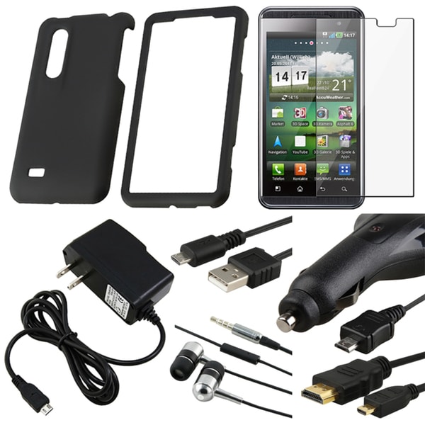 Case/ Chargers/ USB Cable/ HDMI Cable/ Headset for LG Thrill P920 Eforcity Cases & Holders