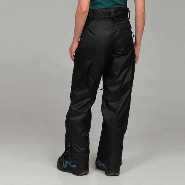 black insulated cargo pants