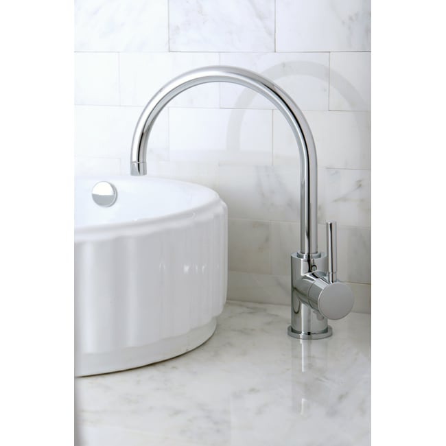 High Arc Chrome Vessel Faucet