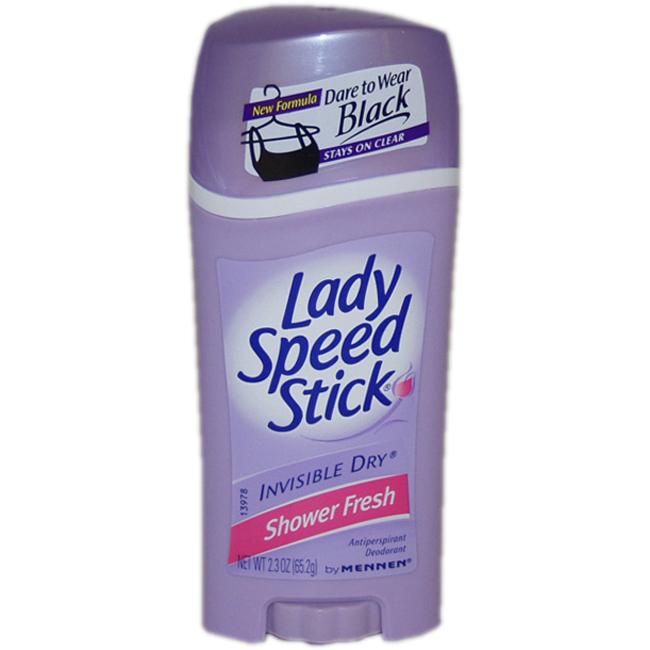 Mennen Lady Speed Stick Shower Fresh 2.3 ounce Invisible Dry