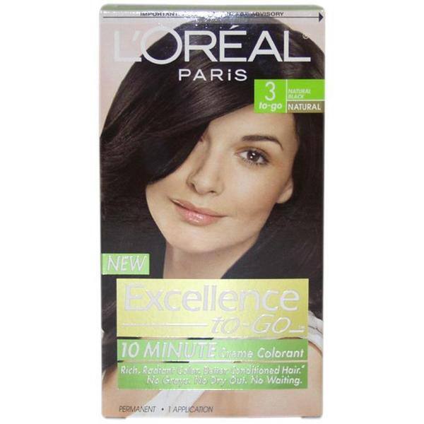 Shop L Oreal Excellence To Go Natural Black 3 Hair Color Free