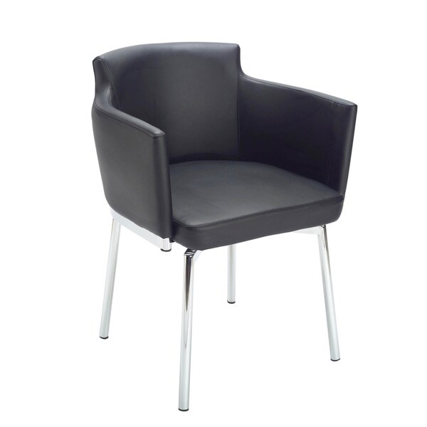 Sunpan 'Ikon' Garcia Metal Black Swivel Chair - Overstock - 6217280
