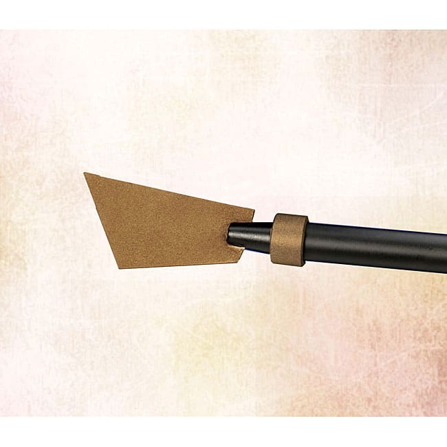 Gold Blade Design Finials (Set of 2)