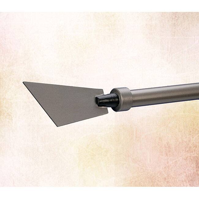 Nickel Blade Design Finials (Set of 2)