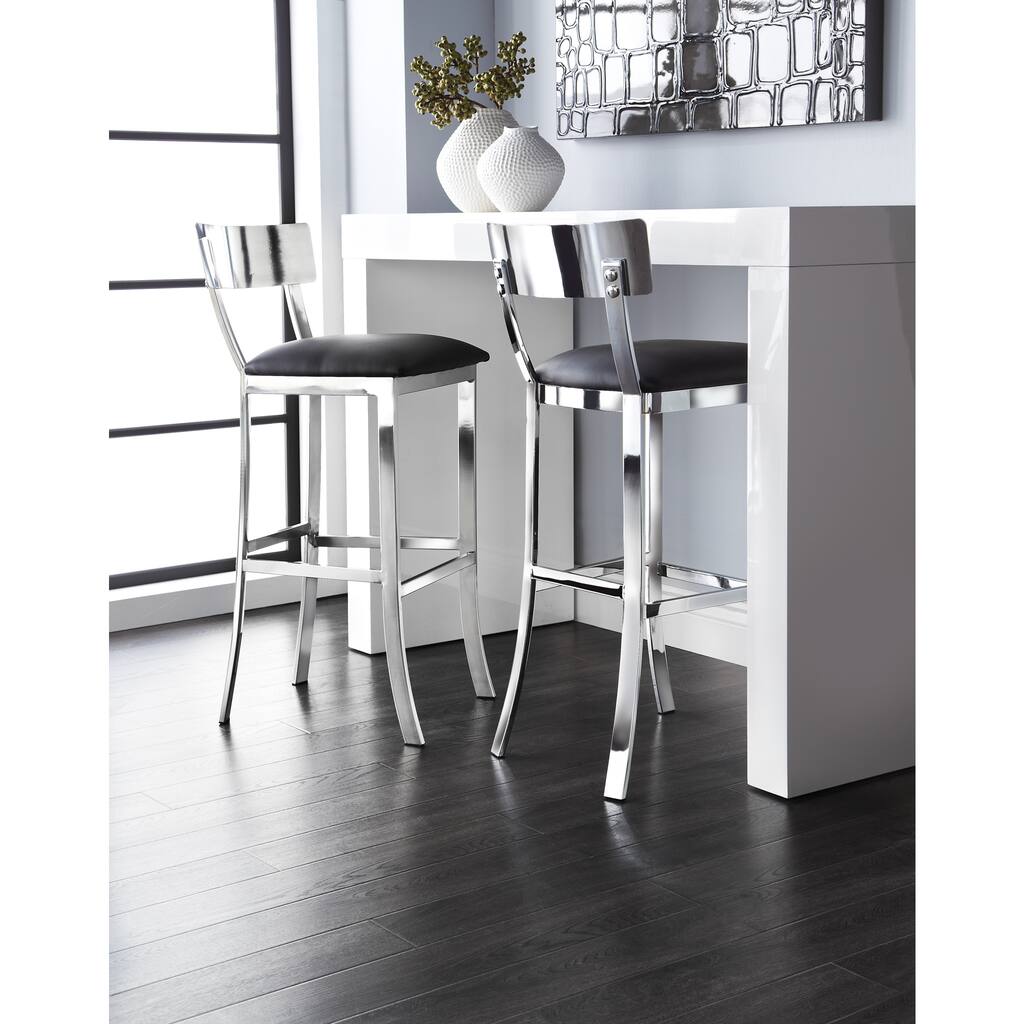 Sunpan 'Ikon' Maiden Faux Leather 30" Barstool