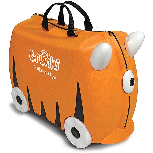 Melissa   Doug Orange Trunki Sunny Ride on Luggage