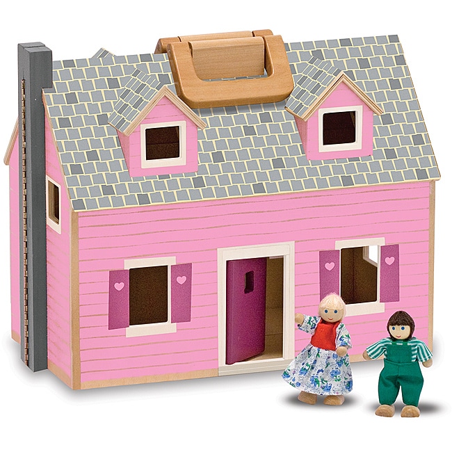 melissa and doug fold n go dollhouse