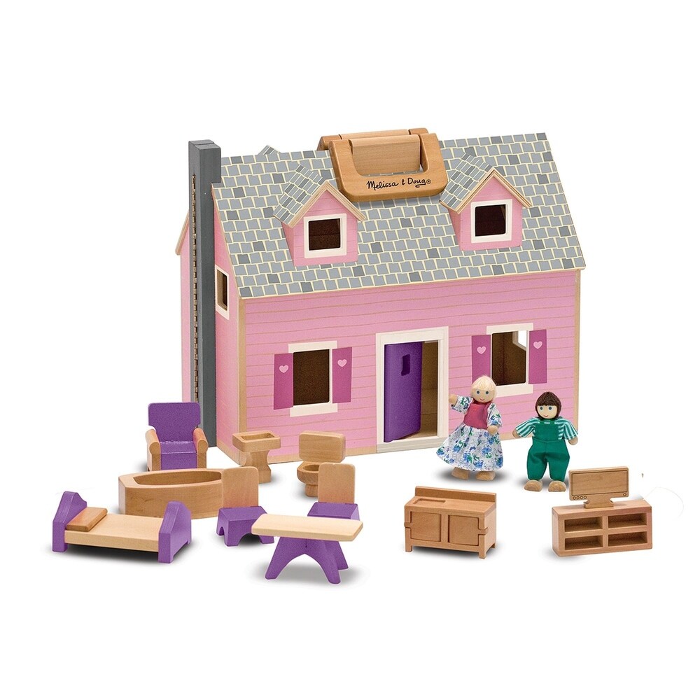 melissa and doug multi level dollhouse