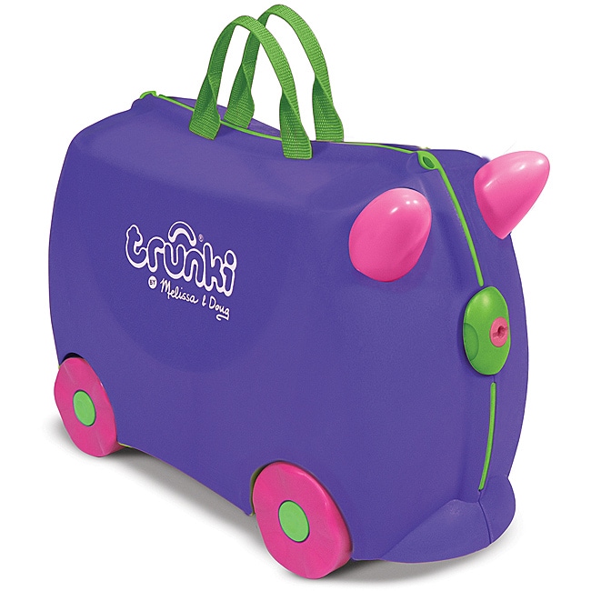 Melissa   Doug Purple Trunki Iris Ride on Luggage