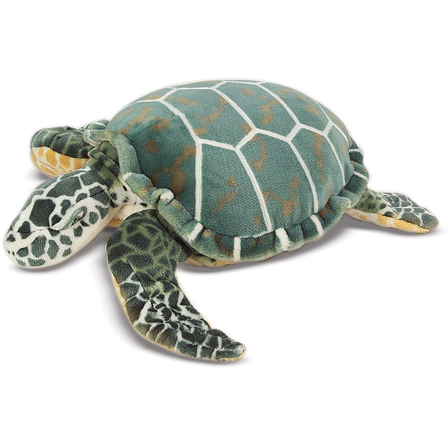 Melissa & Doug Plush Sea Turtle Animal Toy   13862793  