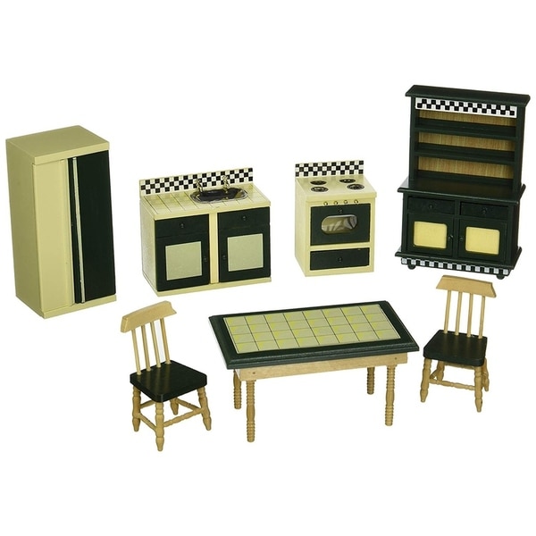 Melissa Doug Doll House Kitchen Furniture Play Set