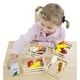 preview thumbnail 6 of 8, Melissa & Doug Food Groups Wooden Food Set
