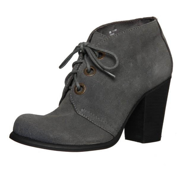 MIA Women's 'Cadet' Grey Oxford Booties FINAL SALE MIA Booties