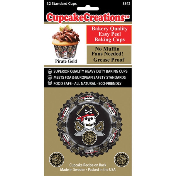 Cupcake Creations Pirates Standard Baking Cups (Case of 32)