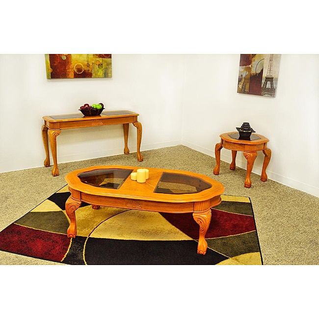 Woodmere Oak Coffee Table Set