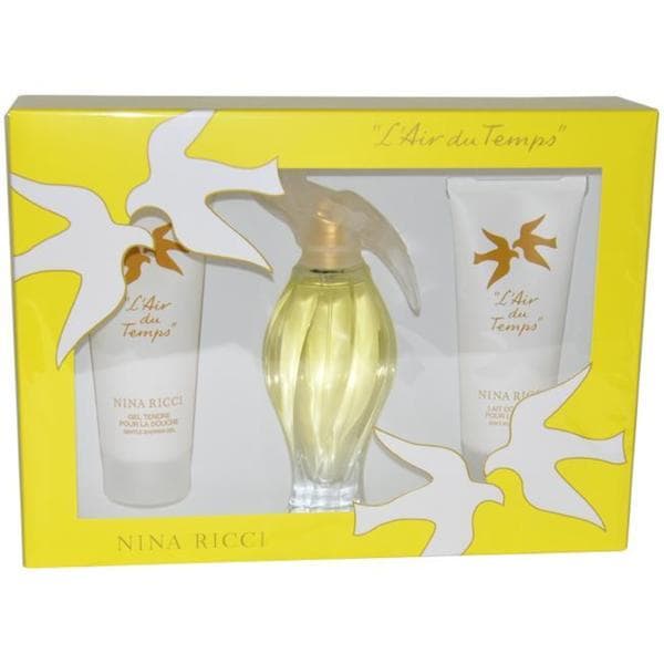 Vintage Nina Ricci L Air Du Temps Perfume Gift Set Piece France Nib ...