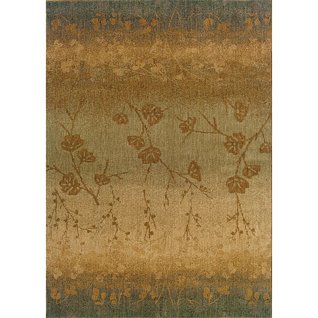 Berkley Blue/beige Transitional Area Rug (78 X 1010)