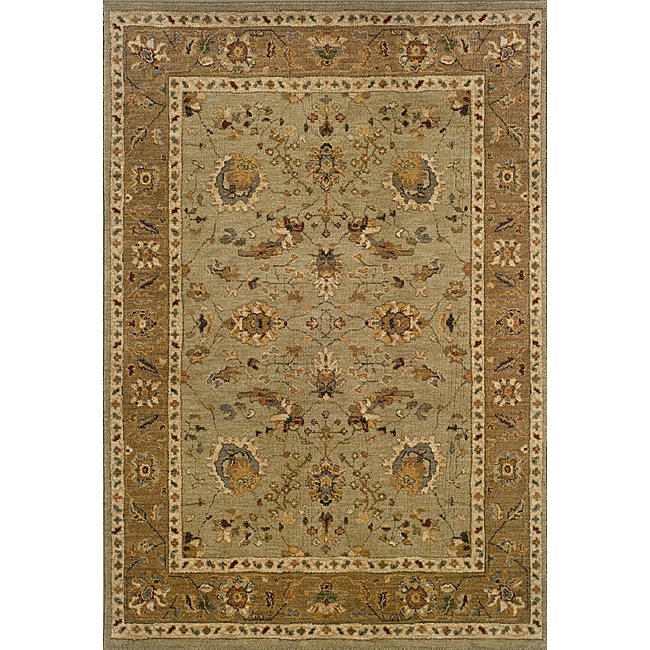 Berkley Green Traditional Area Rug (53 X 76)