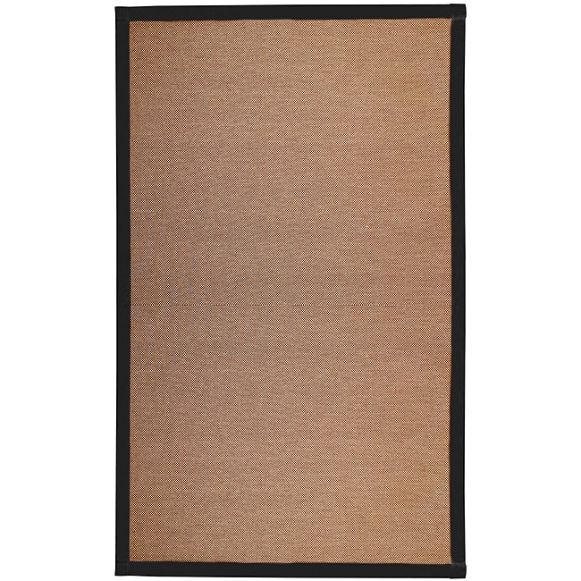 Audrick Black Khaki Floor Mat (4 X 6)