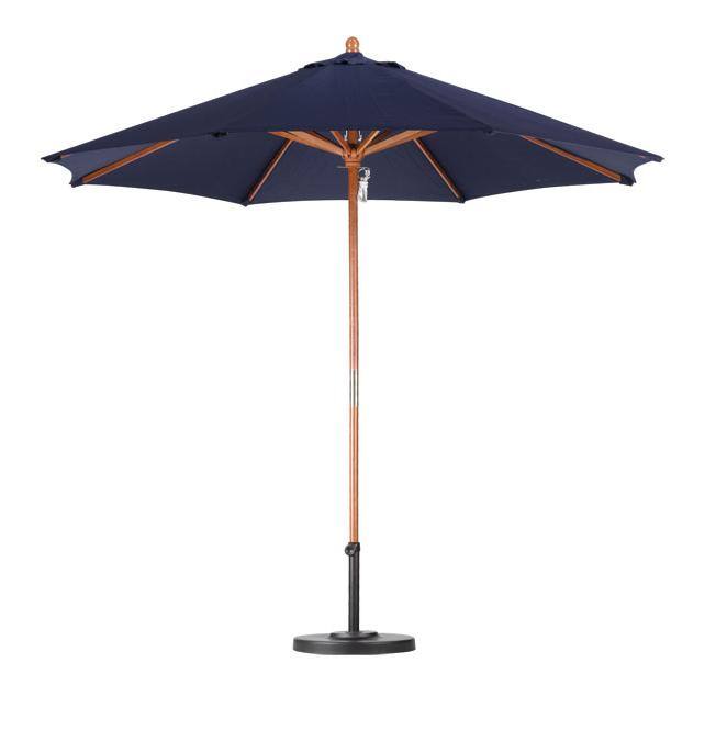 Lauren & Company Premium 9-foot Navy Blue Patio Umbrella with Base