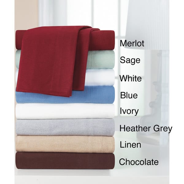 Heavyweight Cotton Flannel Bedsheet Set