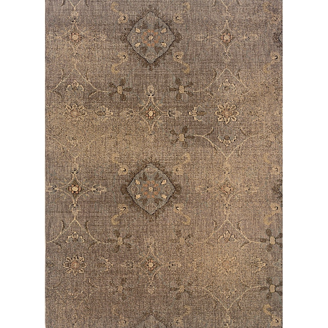 Hayworth Grey/brown Area Rug (53 X 76)